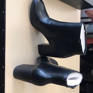 Black Lucky brand leather boots